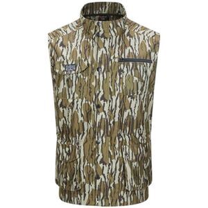 Diem Mens Camo Multi Pocket Vest / Khaki